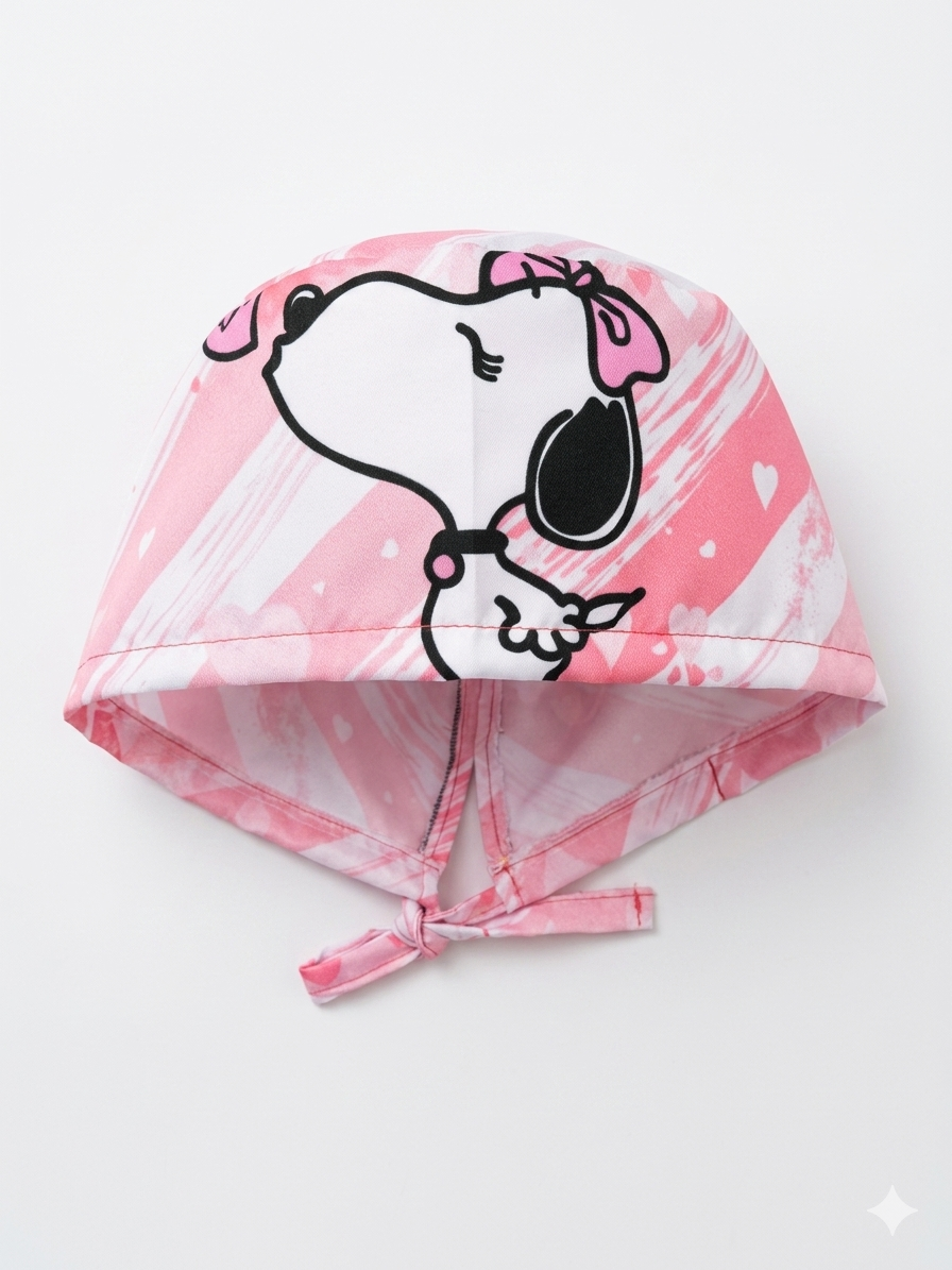 Gorro Snoopy Rosa