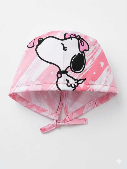 Gorro Snoopy Rosa